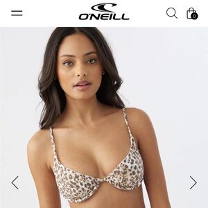 O’Neill Leo Seville Underwire bikini top NWT S